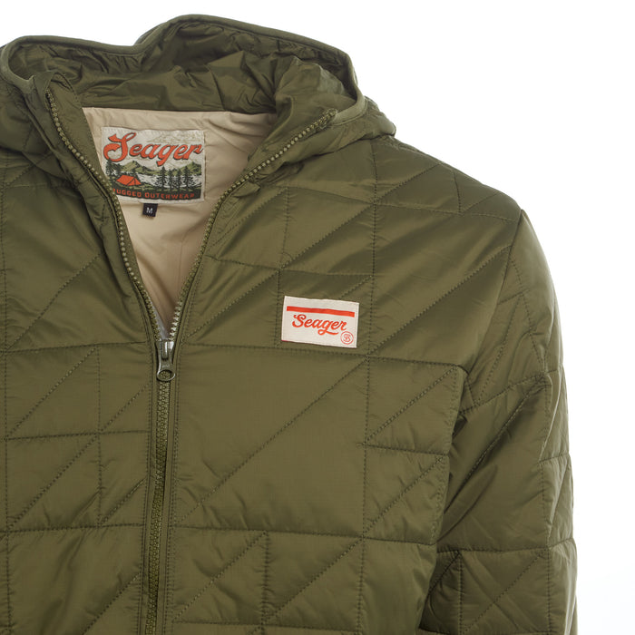 Seager Inc Mens Ruff/Tuff Moss Puffer Jacket