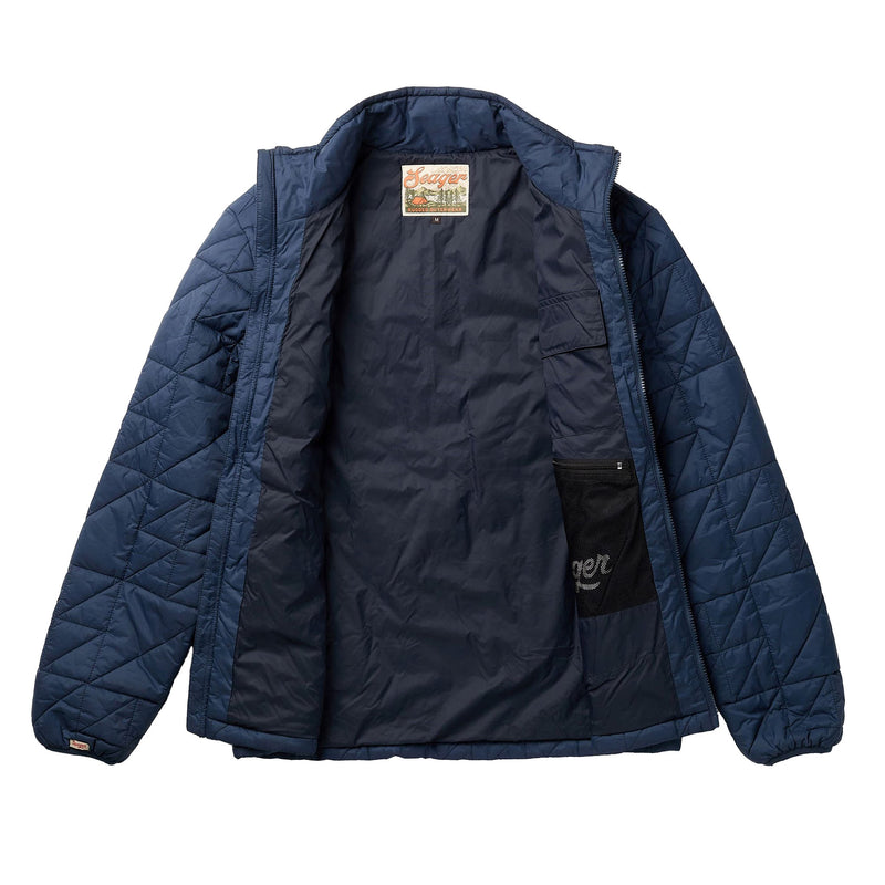 Seager Inc Mens Ruff/Tuff Navy Puffer Jacket