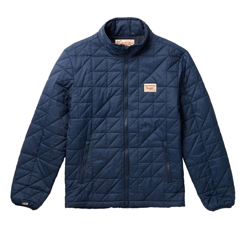 Seager Inc Mens Ruff/Tuff Navy Puffer Jacket