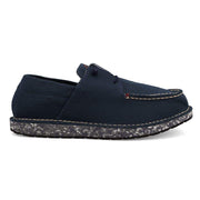 Twisted X Mens Circular Project Navy Blue Boat Shoe