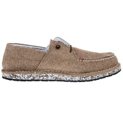 Twisted X Mens Circular Project Brown Linen Boat Shoe