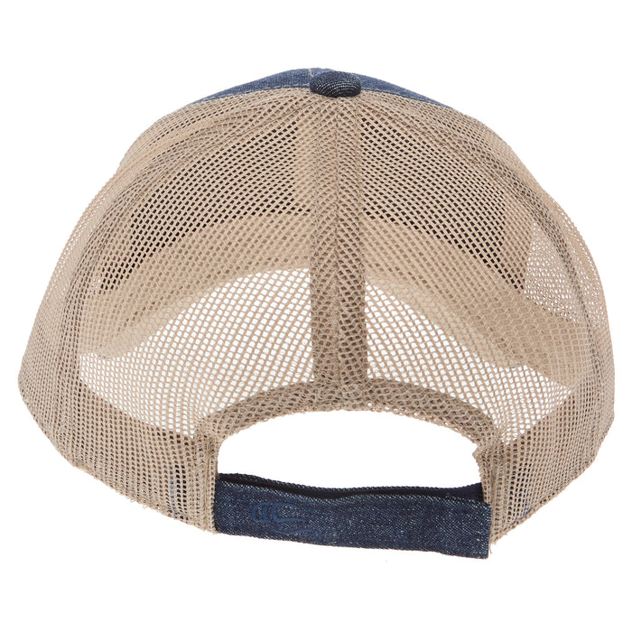 Mcintire Saddlery Women's Denim and Tan Chunk Cap