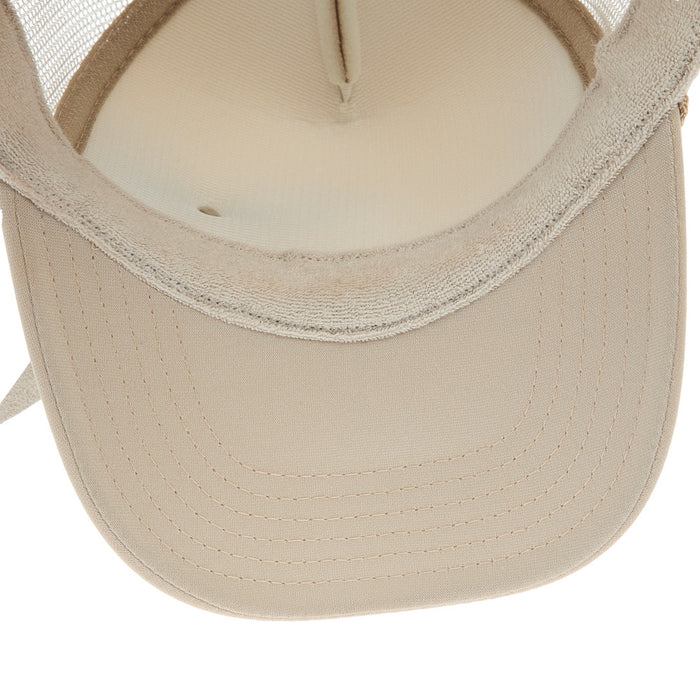 Mcintire Saddlery Leopard Bow Cream Foam Cap