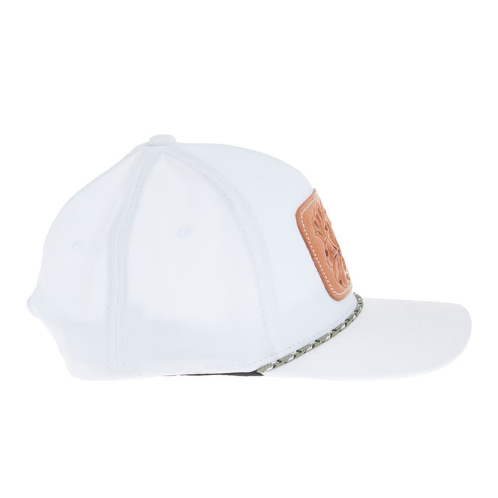 Mcintire Saddlery Natural Floral with Cord Cap