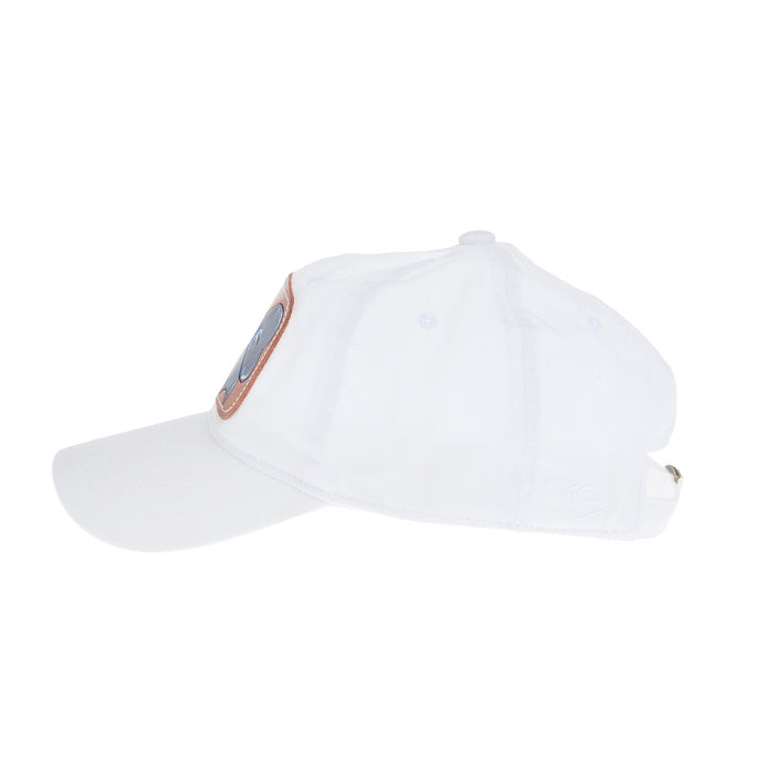 Mcintire Saddlery Navy Bow White Cap