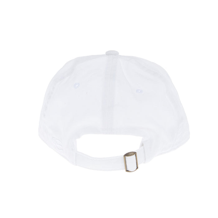 Mcintire Saddlery Navy Bow White Cap
