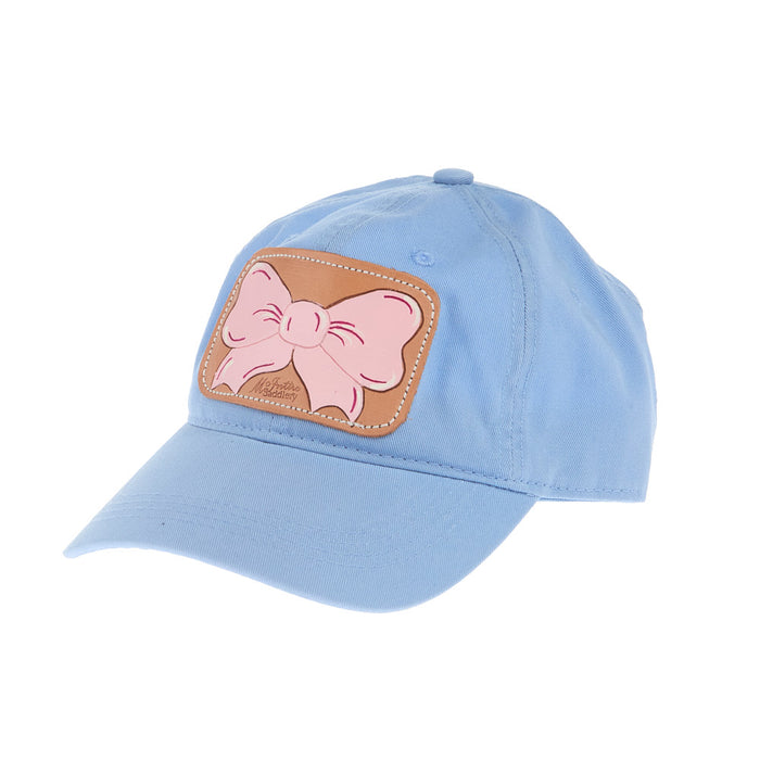 Mcintire Saddlery Pink Bow Baby Blue Cap