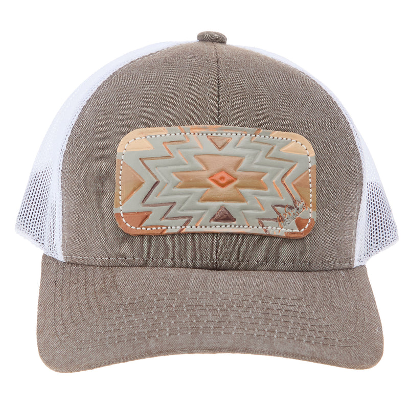 Mcintire Saddlery Women's Brown and White Amarillo Aztec Cap