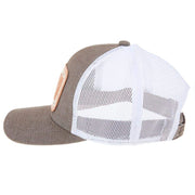 Mcintire Saddlery Brown and White Chunk Cap