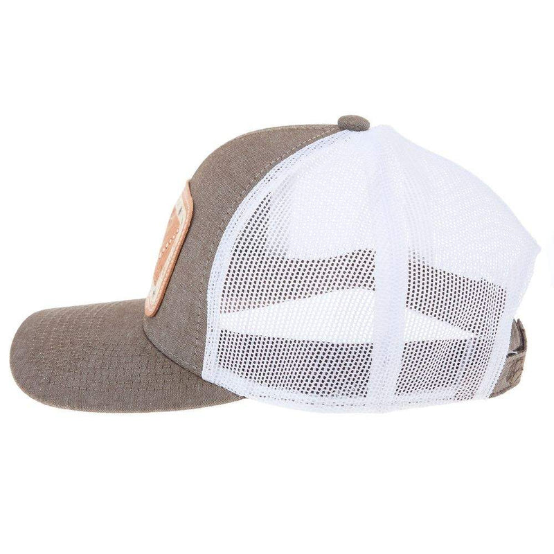 Mcintire Saddlery Brown and White Chunk Cap