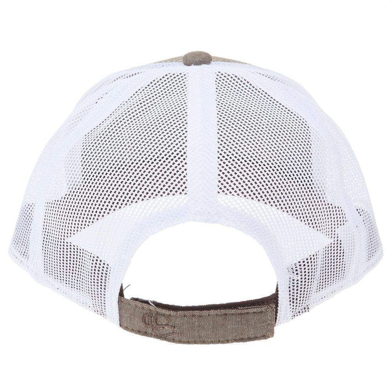 Mcintire Saddlery Brown and White Chunk Cap