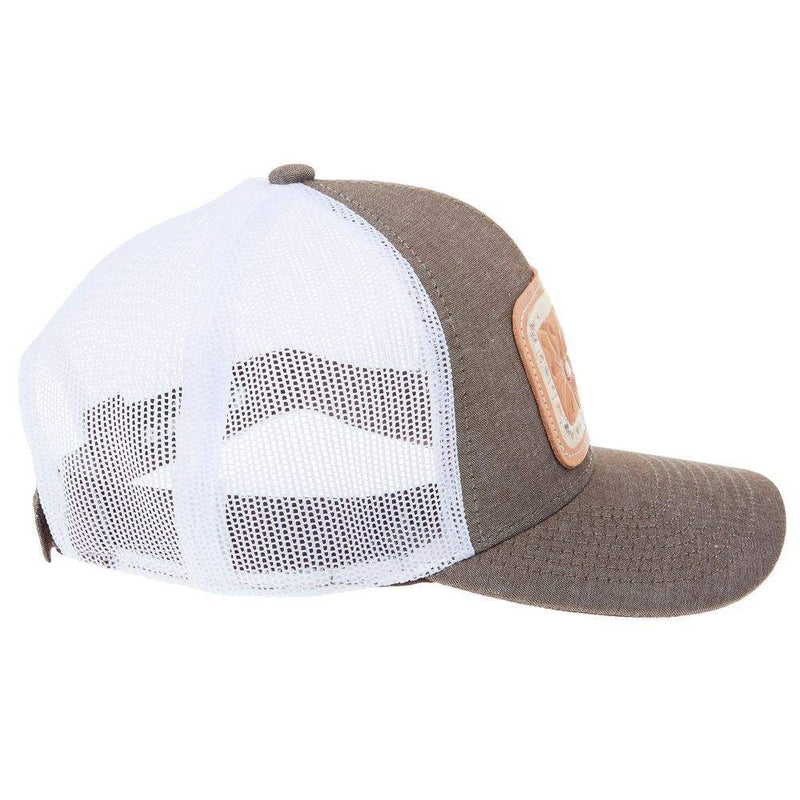 Mcintire Saddlery Brown and White Chunk Cap