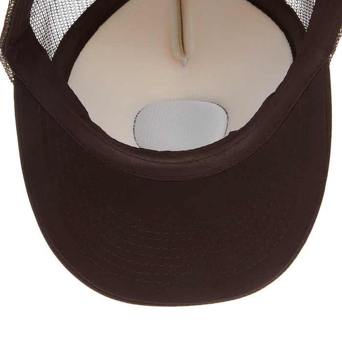 Mcintire Saddlery Natural Pinwheel White & Chocolate Cap