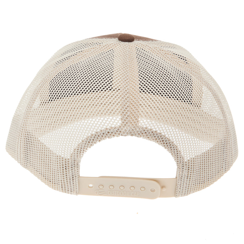 Mcintire Saddlery Brown and Tan White Floral Cap