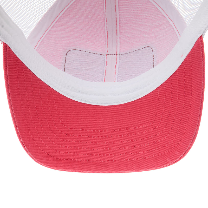 Mcintire Saddlery Coral and White Wildflower Cap