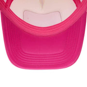 Mcintire Saddlery White and Fuchsia Pink Hibiscus Cap