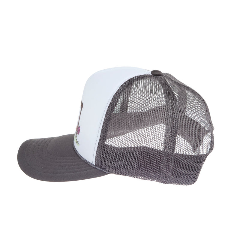 Mcintire Saddlery Hitchin Post White & Grey Cap