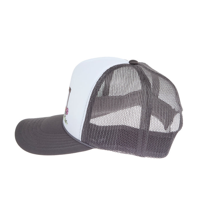 Mcintire Saddlery Hitchin Post White & Grey Cap