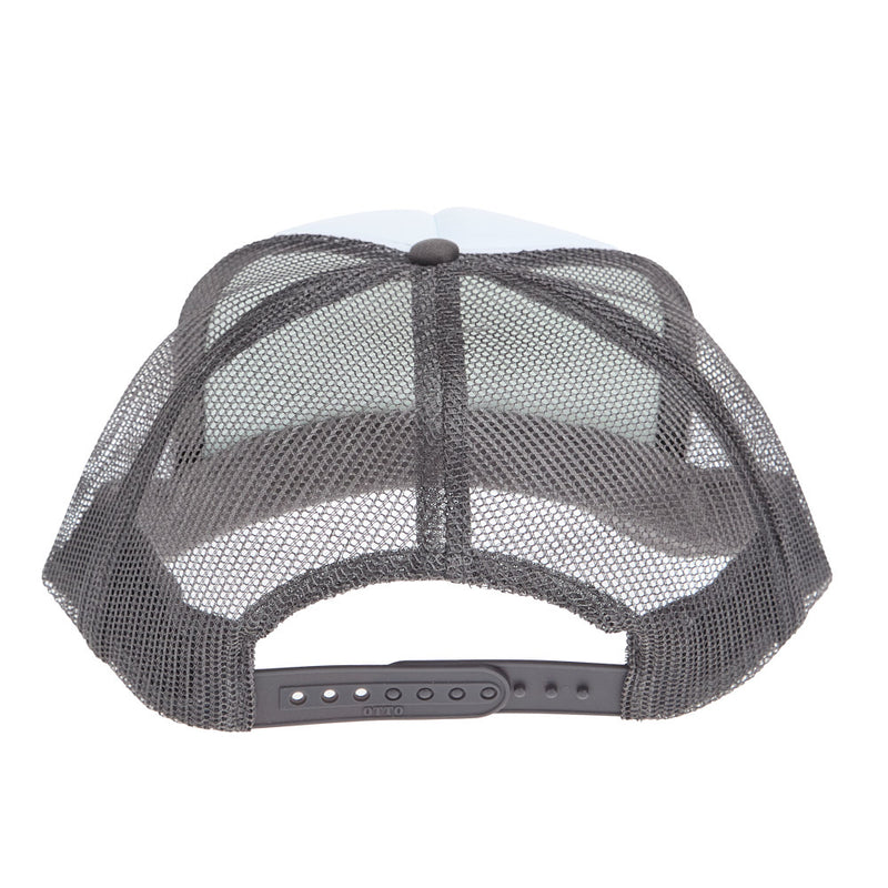 Mcintire Saddlery Hitchin Post White & Grey Cap