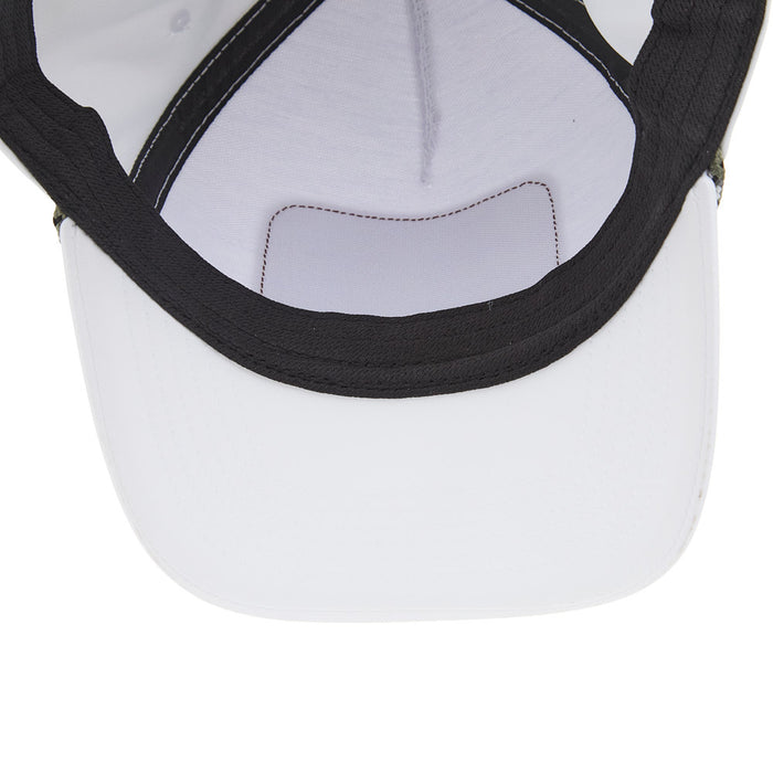 Mcintire Saddlery Natural Floral White & Olive Cap