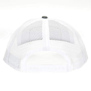 Mcintire Saddlery Gray/White Leopard Leather Patch Cap