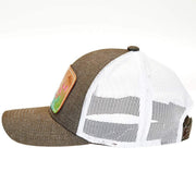 Mcintire Saddlery Heather Brown Cap with Windmill Leather Patch