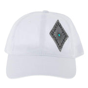 Mcintire Saddlery Silver Concho Distressed Cap