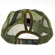 Mcintire Saddlery Camo Leather Patch Ponytail Cap