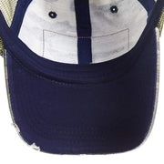Mcintire Saddlery Camo Leather Patch Ponytail Cap
