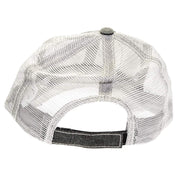 Mcintire Saddlery Charcoal Gray Cap with Dark Sunset Leather Patch
