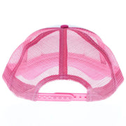 Mcintire Saddlery White and Fuchsia Howdy Foam Trucker Cap