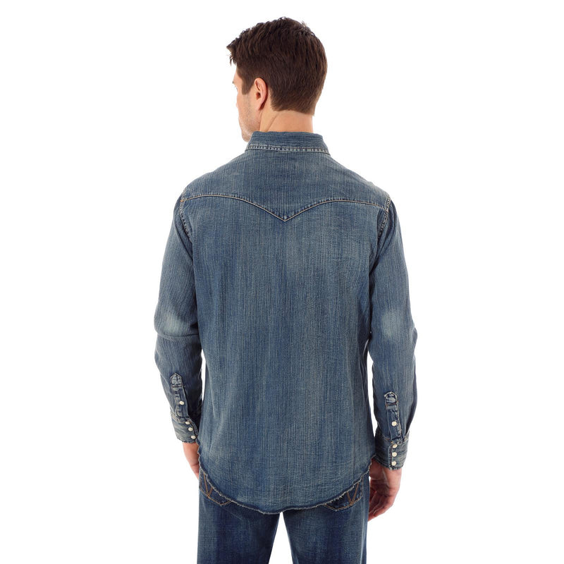 Wrangler Men's Denim Work Shirt