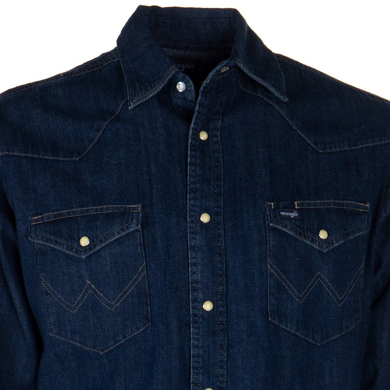 Wrangler Men's Western Long Sleeve Workshirt