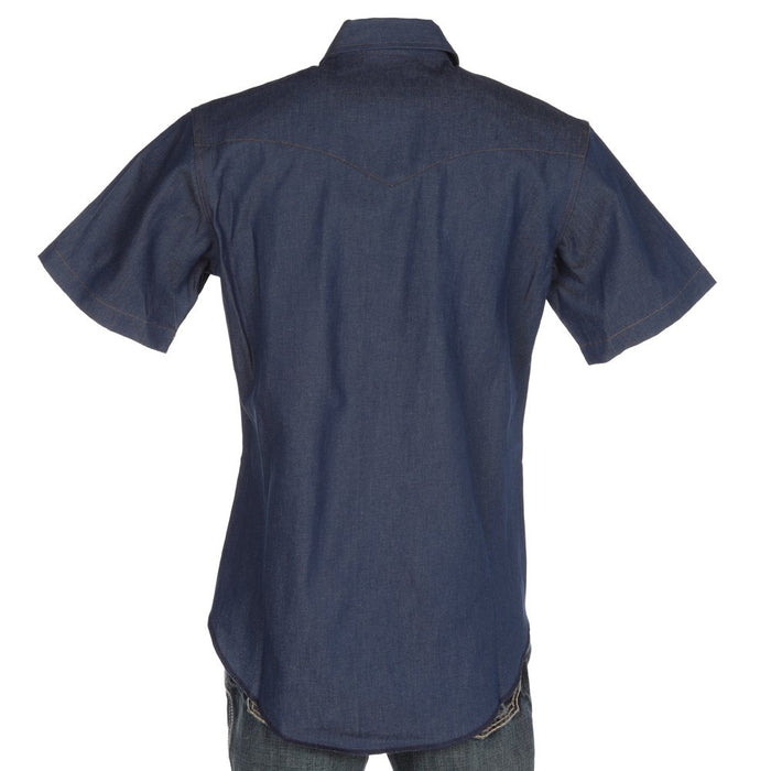 Wrangler Denim Short Sleeve Snap Shirt