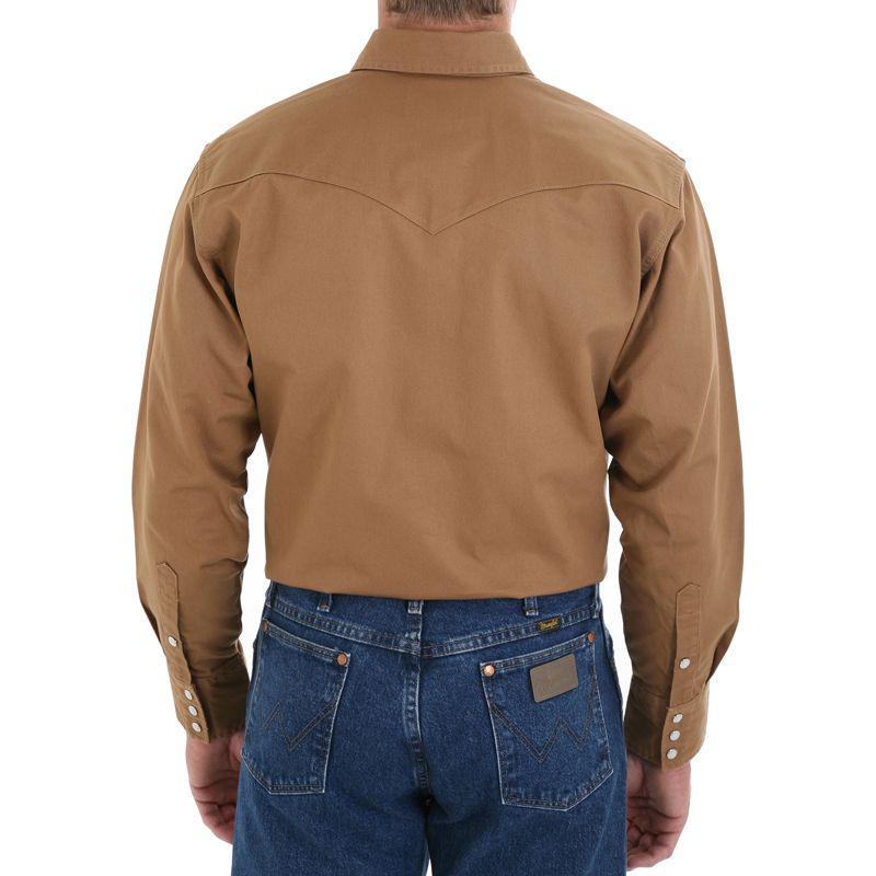 Wrangler Mens Rawhide Work Shirt Long Sleeve
