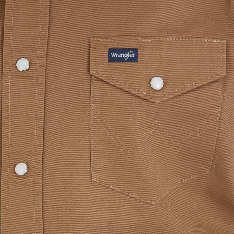 Wrangler Mens Rawhide Work Shirt Long Sleeve