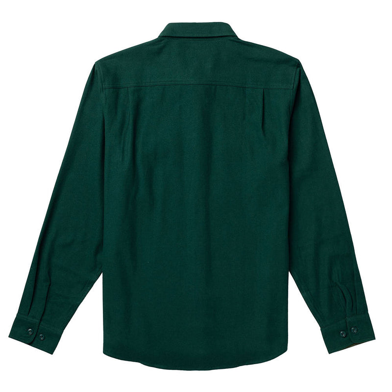 Seager Inc Mens Solid Calico Flannel Long Sleeve Shirt