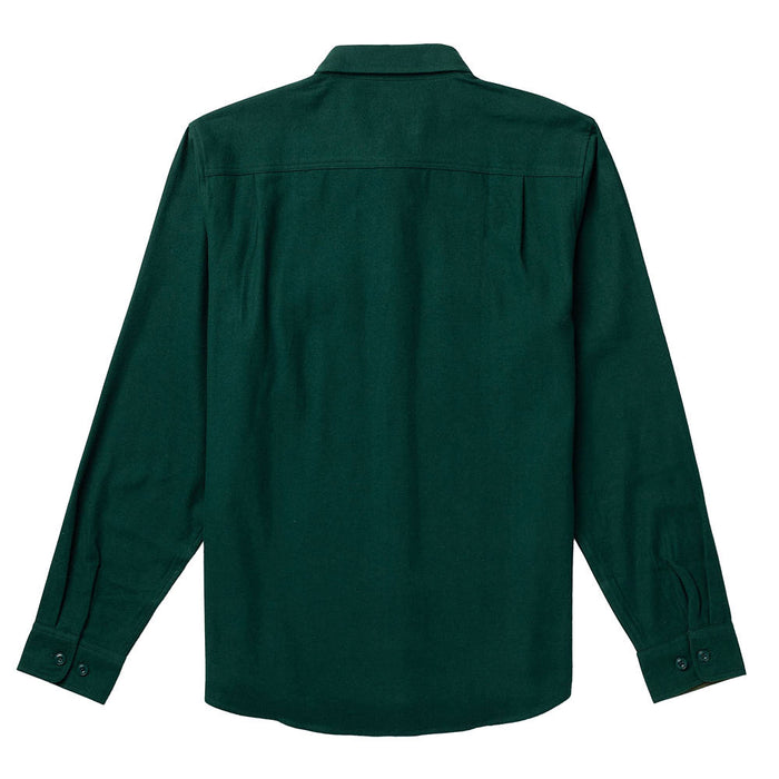 Seager Inc Mens Solid Calico Flannel Long Sleeve Shirt