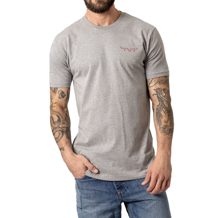 Kimes Ranch American Bullseye Tee Dark Grey Heather