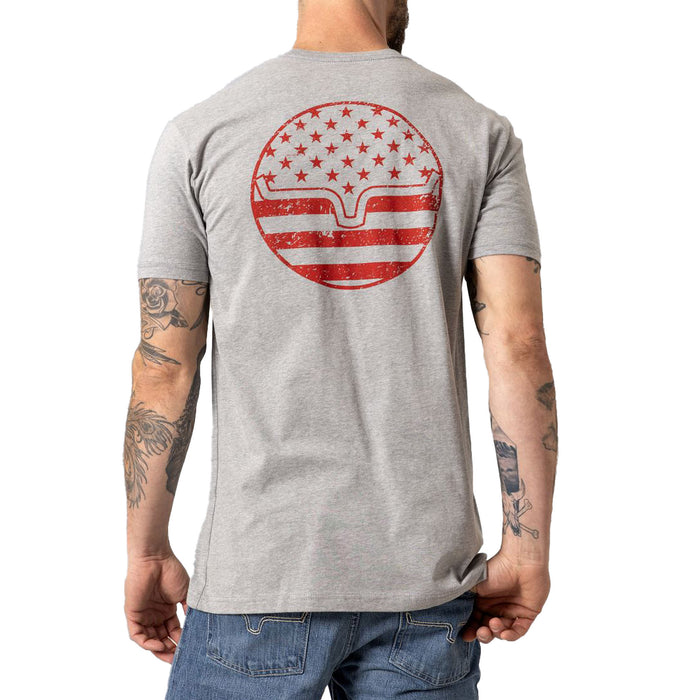Kimes Ranch American Bullseye Tee Dark Grey Heather
