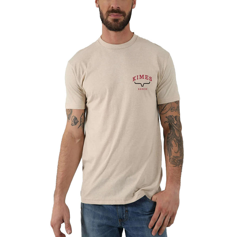 Kimes Ranch Men's Since 2009 Sand Tee Shirt