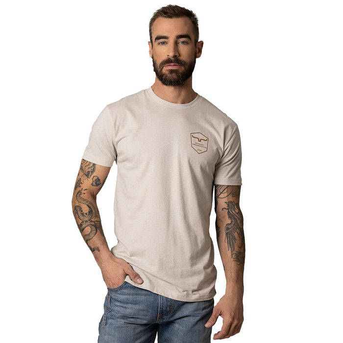 Kimes Ranch Men's Shielded Trucker Sand Tee Shirt