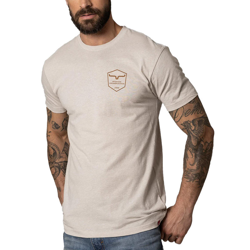 Kimes Ranch Men's Shielded Trucker Sand Tee Shirt