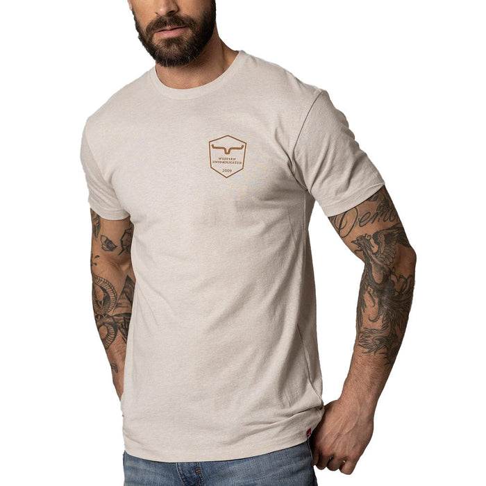 Kimes Ranch Men's Shielded Trucker Sand Tee Shirt