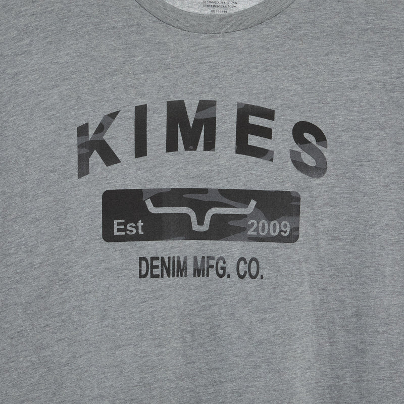Kimes Ranch Mens Dark Grey Heather Short Sleeve T-Shirt