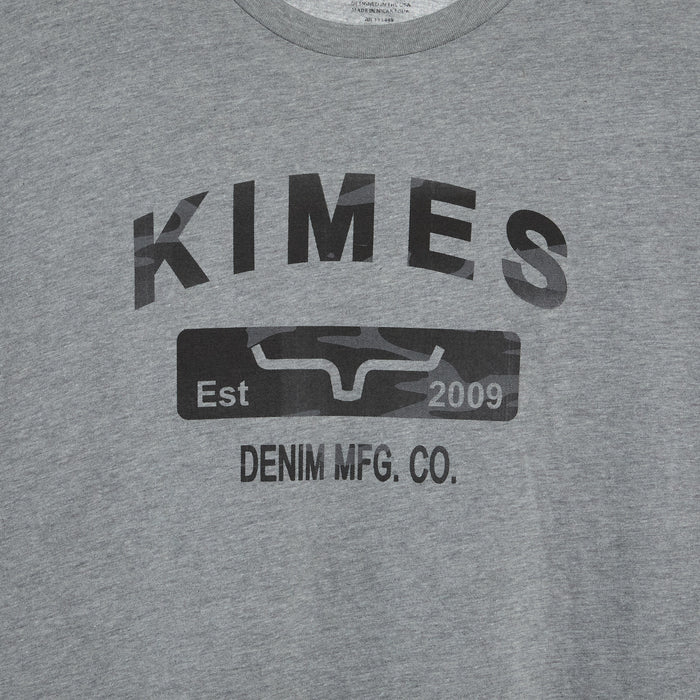 Kimes Ranch Mens Dark Grey Heather Short Sleeve T-Shirt