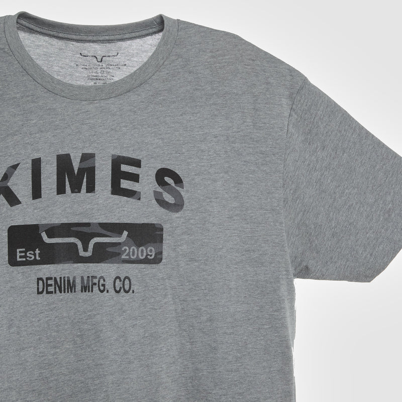 Kimes Ranch Mens Dark Grey Heather Short Sleeve T-Shirt