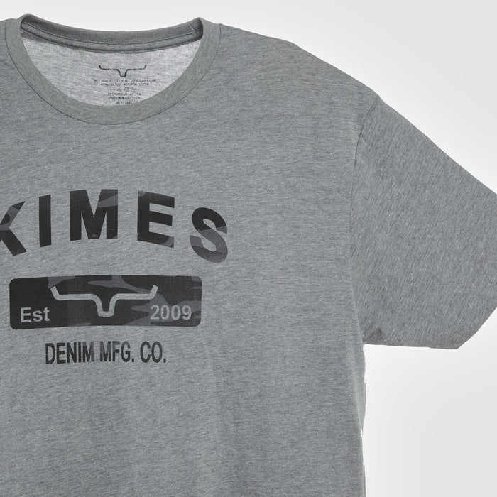 Kimes Ranch Mens Dark Grey Heather Short Sleeve T-Shirt