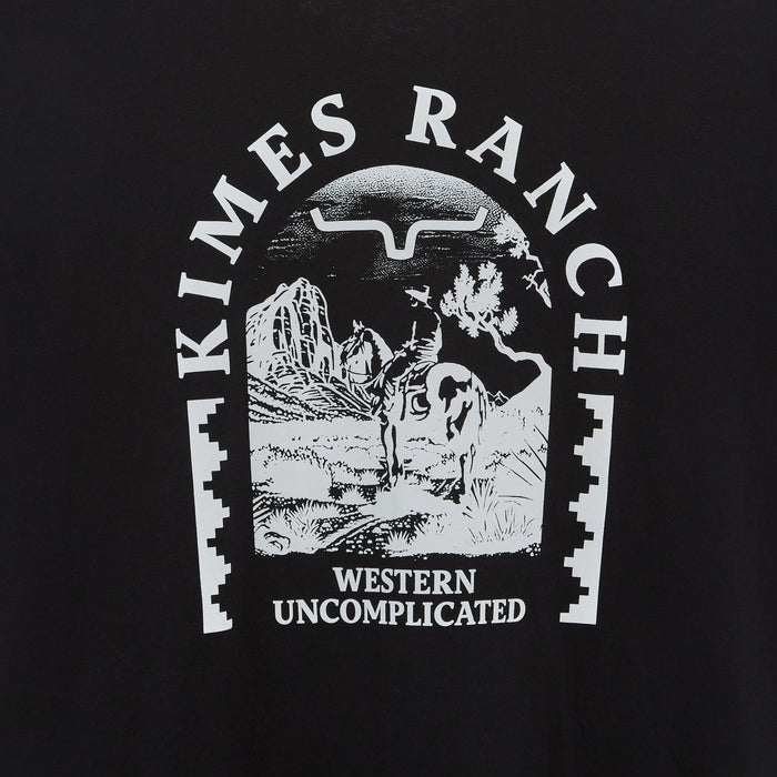 Kimes Ranch Mens Desert Arch Black Short Sleeve T-Shirt