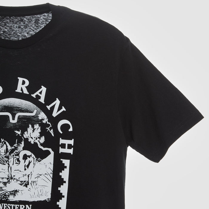 Kimes Ranch Mens Desert Arch Black Short Sleeve T-Shirt